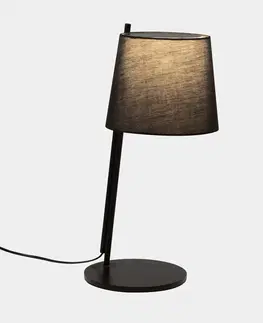 Stolové lampy LEDS-C4 LEDS-C4 Clip stolová lampa 49 cm tienidlo čierna