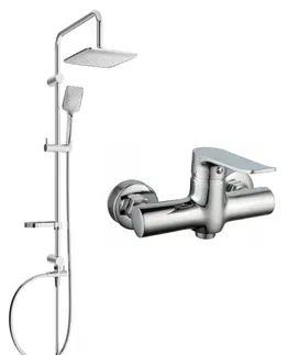 Sprchy a sprchové panely MEXEN/S - Sven sprchový stĺp vrátane sprchovej batérie Pecos, chróm 72740262-00