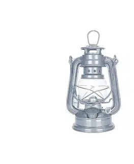 Záhradné lampy Brilagi Brilagi - Petrolejová lampa LANTERN 19 cm strieborná 