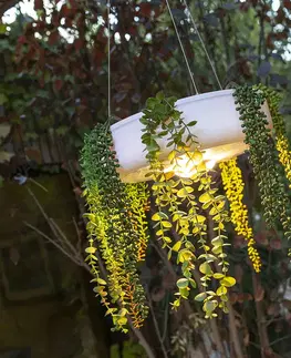 Vonkajšie závesné svietidlá Newgarden Newgarden Elba LED vonkajšie závesné svietidlo, Ø 59 cm