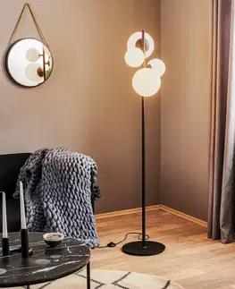 Stojacie lampy ALDEX Stojaca lampa Bloom, 4-plameňová, čierna