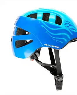 Cyklistické helmy Freestylová helma NILS Extreme MTW08 modrá