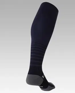 ponožky Detské vrúbkované futbalové štulpne Viralto Club námornícke modré