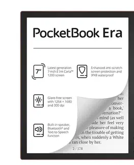 Čítačky elektronických kníh Elektronická čítačka Pocketbook 700 ERA, 64 GB, medená PB700-L-64-WW