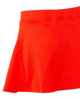 hokej Dievčenská sukňa na pozemný hokej FH500 červená