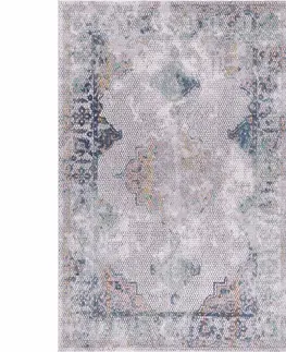 Koberce a koberčeky KONDELA Azumi koberec 67x120 cm kombinácia farieb