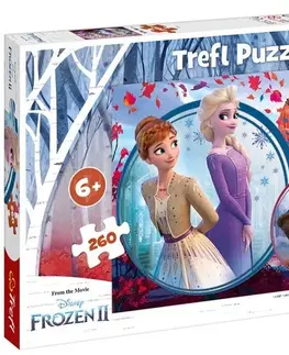 Hračky puzzle TREFL - Puzzle Sesterské dobrodružstvo Frozen 2 260 dielikov