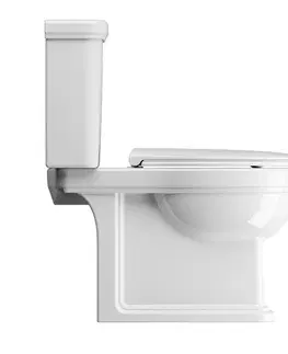 Kúpeľňa GSI - CLASSIC WC kombi, spodný/zadný odpad, biela ExtraGlaze 871711
