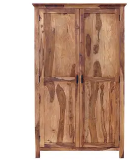Šatníkové skrine Skriňa Rami 120x200x60 indický masív palisander