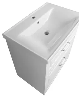 Kúpeľňa AQUALINE - FAVOLO umývadlová skrinka 67x72,5x44,6cm, biela mat FV270