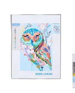 Kreatívne a výtvarné hračky WIKY - Kreatívny set diamond painting 15x20cm