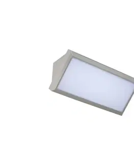 Svietidlá  LED Vonkajšie nástenné svietidlo LED/12W/230V 6400K IP65 šedá 