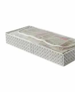 Úložné boxy Compactor Nízky textilný úložný box Compactor - "Madison" 100 x 46 x 16 cm