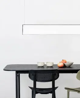 Závesné svietidlá FARO BARCELONA LED závesné svietidlo Ludovico Surface 115cm biela