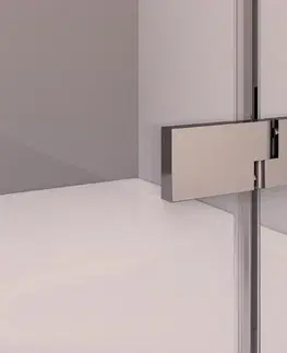 Sprchovacie kúty POLYSAN - FORTIS EDGE sprchové dvere bez profilu 1000mm, číre sklo, pravé FL1210R