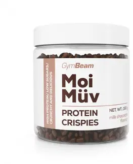 Ostatné snacky Gymbeam MoiMüv Protein Crispies 190 g mliečna čokoláda
