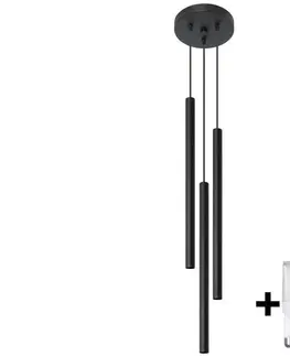Svietidlá Brilagi Brilagi -  LED Luster na lanku DRIFA 3xG9/4W/230V čierna 