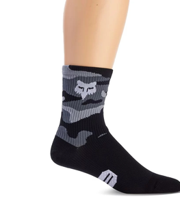 Pánske ponožky Cyklo ponožky FOX 6" Ranger Sock Black Camo - S/M (39-42)