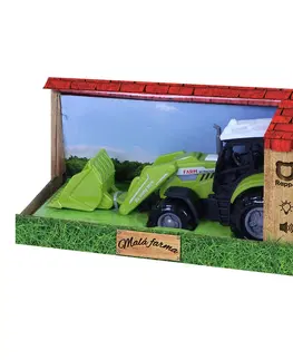 Hračky - dopravné stroje a traktory RAPPA - Traktor s lyžicou so zvukom a svetlom