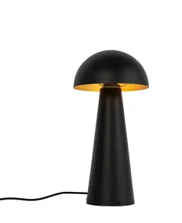 Vonkajsie osvetlenie Vonkajšia stojaca lampa čierna 50 cm vrátane LED - Mushroom