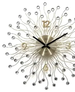Hodiny Nástenné dekoračné hodiny JVD HT116.2, 49cm zlatá  