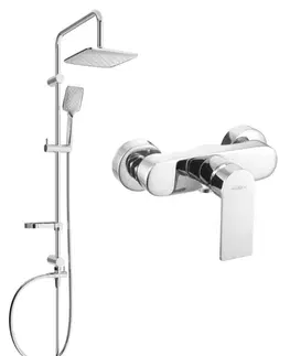 Sprchy a sprchové panely MEXEN/S - Sven sprchový stĺp vrátane sprchovej batérie Royo, chróm 72240262-00