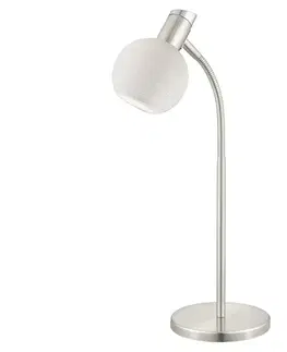 Lampy Eglo Eglo - LED Stolná lampa MY CHOICE 1xE14/4W/230V chróm/biela 
