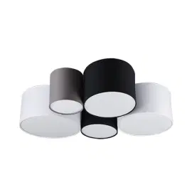 Stropne svietidla Dizajnové stropné svietidlo viacfarebné 5-svetlé - Sectos