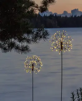 Solárne dekoračné osvetlenie STAR TRADING Solárne LED svietidlo Firework hrot do zeme 85 cm