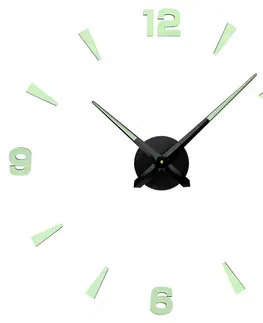 Hodiny Nalepovacie hodiny PRIM Luminiferous II, zelená 120 cm