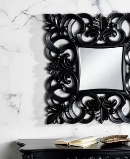 Zrkadlá LuxD Dizajnové nástenné zrkadlo Kathleen  čierne  x  26843