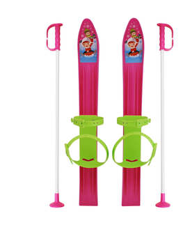 Detské boby a sane Detská lyžiarska súprava Sulov 60cm ružová