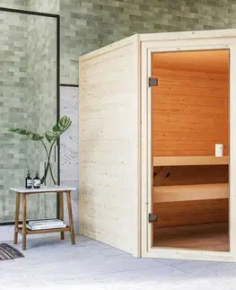 Sauny Interiérová fínska sauna 195x195 cm Lanitplast