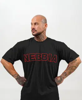Pánske tričká Tričko s krátkym rukávom Nebbia Legacy 711 Red - XL
