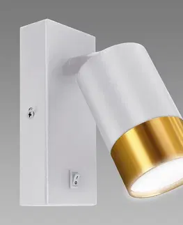 Lampy do obývačky Luster PUZON WLL GU10 WHITE/GOLD 04132 LS1