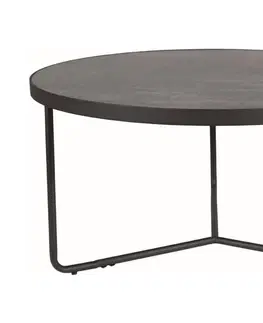 Konferenčné stolíky TANILA konferenčný stôl, hnedá / čierna 
