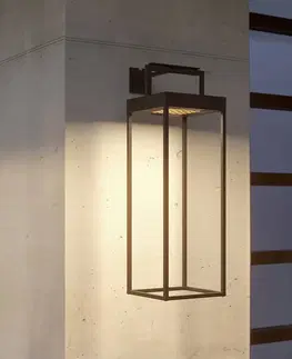 Solárne lampy Lucande Lucande Lynzy solárna LED lampa, čierna, 58,3 cm
