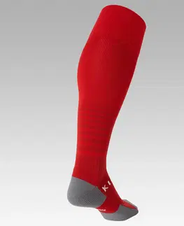 ponožky Detské vrúbkované futbalové podkolienky Viralto Club červené