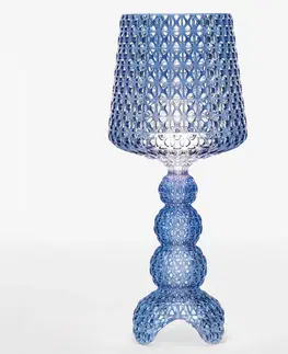 Stolové lampy Kartell Kartell Mini Kabuki – stolná LED lampa, modrá