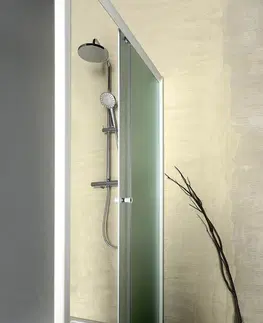 Sprchovacie kúty AQUALINE - AMADEO posuvné sprchové dvere 1000, sklo Brick BTS100