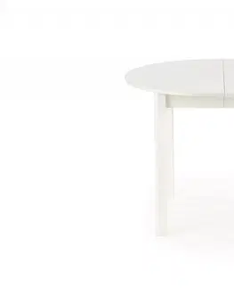 Jedálenské stoly Rozkladací jedálenský stôl RINGO Halmar Biela