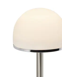 Stolove lampy Vintage stolová lampa z ocele vrátane LED a dotyku - Bauhaus