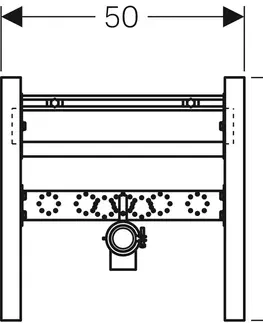 Kúpeľňa Geberit Duofix prvok priečneho nosníka pre umývadlo, stojanková armatúra 111.464.00.1 111.464.00.1