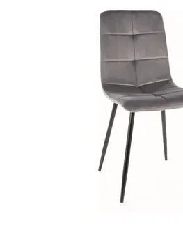 Jedálenské stoličky VITA jedálenská stolička, šedá