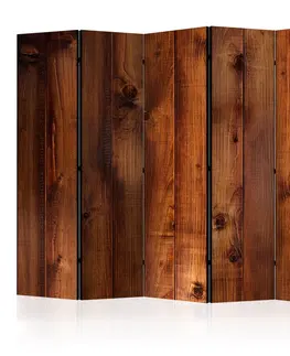 Paravány Paraván Pine Board Dekorhome 225x172 cm (5-dielny)