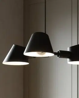 Závesné svietidlá DFTP by Nordlux Závesná lampa Stay, 3-plameňová, čierna