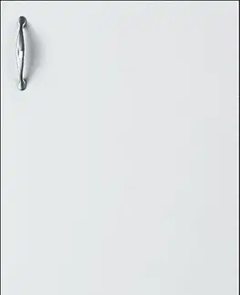 Kuchynské skrinky horná vysoká výklopná skrinka š.70, v.46, Modena W7046, grafit / biely mat
