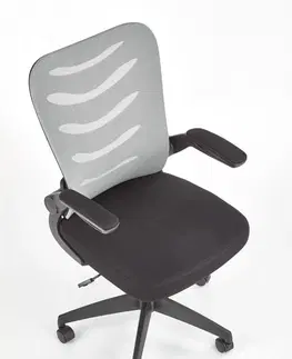 Kancelárske stoličky Kancelárska stolička LOVREN Halmar Čierna