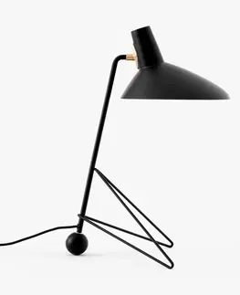 Stolové lampy &Tradition &Tradition Tripod HM9 stolová lampa, čierna
