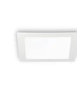Zapustené svietidlá Ideallux Stropné LED svetlo Groove square 11,8x11,8 cm